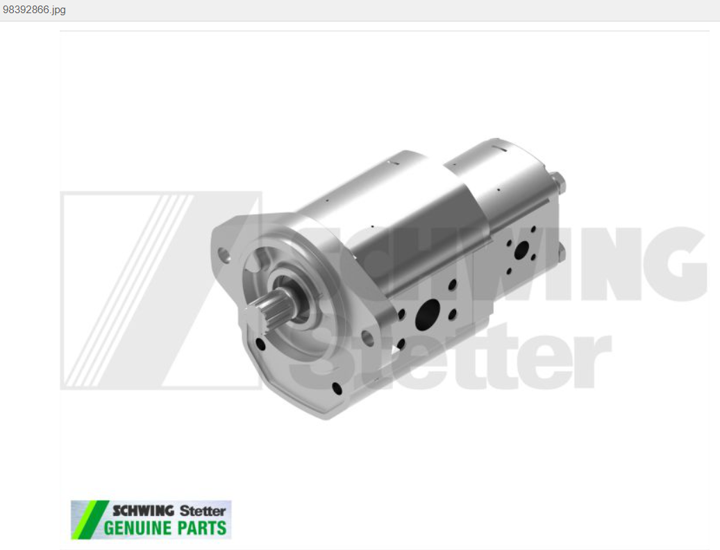 Fixed displacement pump 61+11 ccm/U