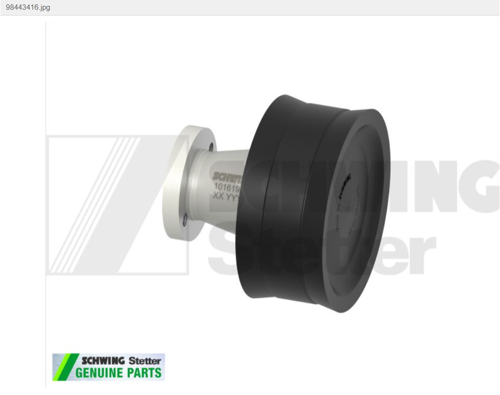 Pumping piston DN250 compact